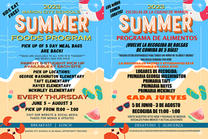2023 Summer Food Flyer
